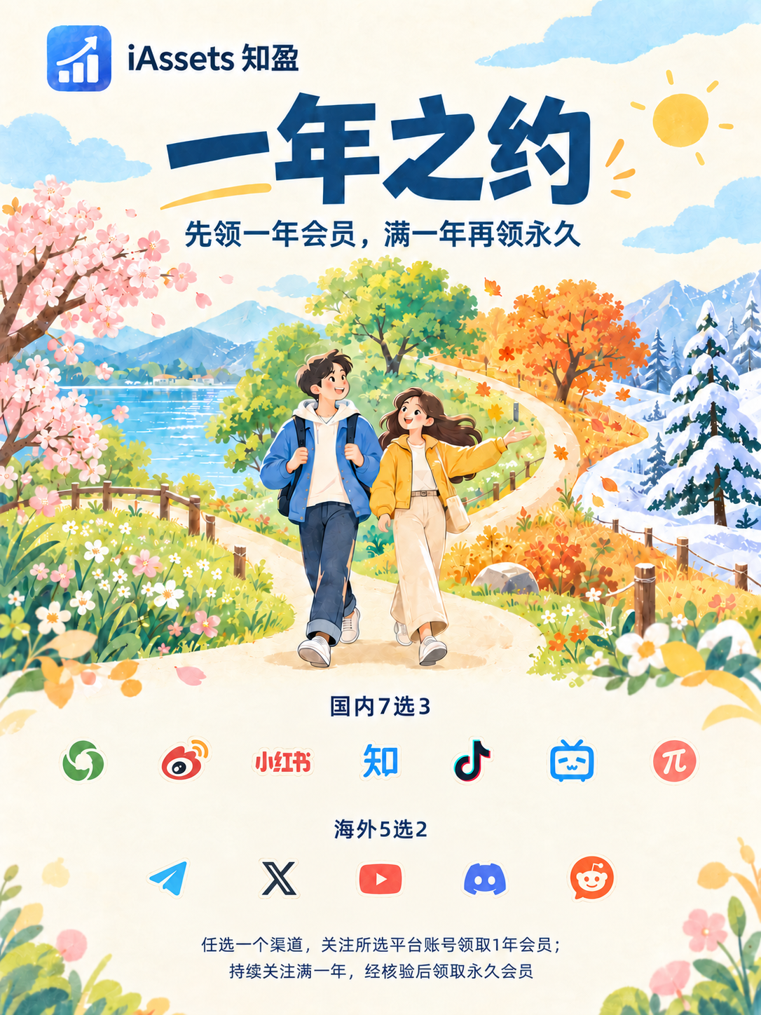 知盈一年之约活动海报